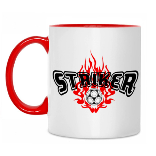 Кружка с принтом 'STRIKER'
