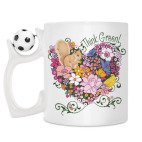 Кружка с футбольным мячиком