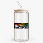 Банка с бамбуковой крышкой