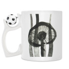 Кружка с футбольным мячиком