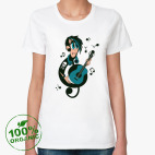 Женская футболка органик