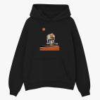 Толстовка худи оверсайз