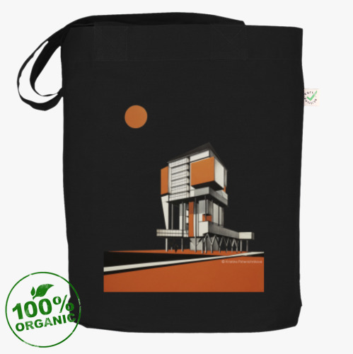 Сумка шоппер с принтом Конструктивизм