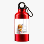 Металлическая бутылка 400 мл UV-DTF