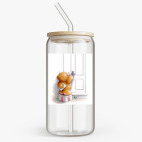 Банка с бамбуковой крышкой