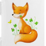 Лисенок в клеверах