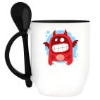 Кружка с ложкой