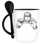 Кружка с ложкой