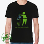 Мужская футболка органик