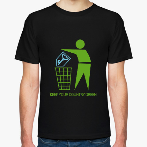 Футболка с принтом Ingress Enlightened