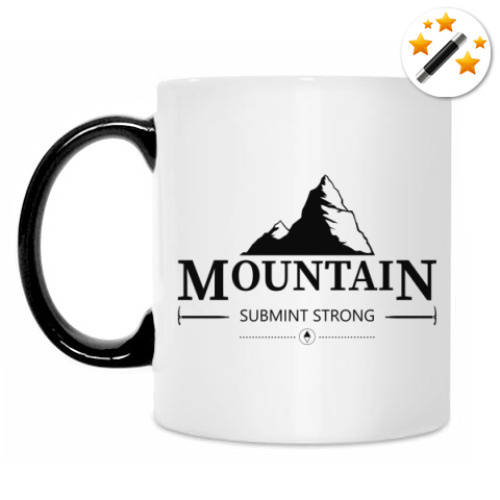 Кружка-хамелеон Горы. Знак.(Mountain)