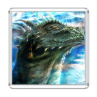 Магнит 6.5 x 6.5 см  Ящера