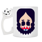 Кружка с футбольным мячиком