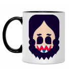 Кружка двухцветная