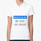 Женская рубашка поло