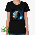 Женская футболка органик