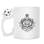 Кружка с футбольным мячиком