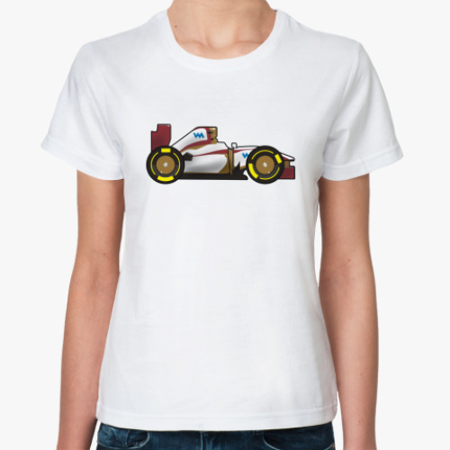 Классическая футболка с принтом HRT