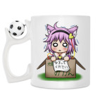 Кружка с футбольным мячиком