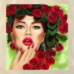 Влюбленная в розы