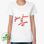 Женская футболка органик