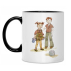 Кружка двухцветная