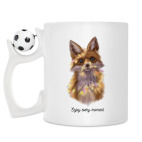 Кружка с футбольным мячиком