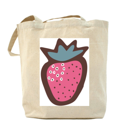 Сумка шоппер Клубника