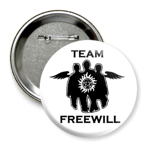 Значок 75мм с принтом  75 мм Supernatural