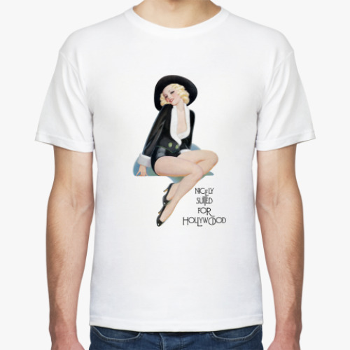 Футболка с принтом Pin-Up Girl