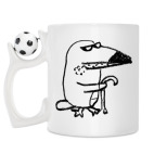 Кружка с футбольным мячиком