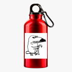 Металлическая бутылка 400 мл UV-DTF