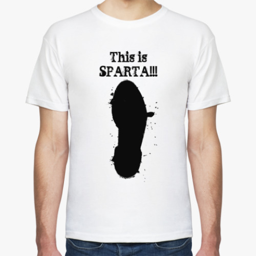 Футболка с принтом this is sparta