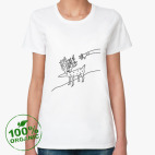 Женская футболка органик