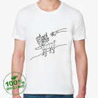 Мужская футболка органик