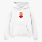 Толстовка худи оверсайз