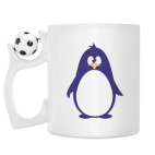 Кружка с футбольным мячиком