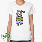 Женская футболка органик