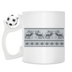 Кружка с футбольным мячиком