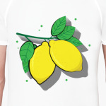 lemon with leaves