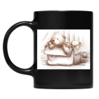 Кружка цветная UV-DTF