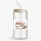 Банка с бамбуковой крышкой