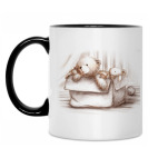 Кружка двухцветная