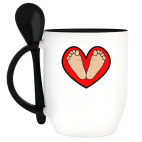 Кружка с ложкой