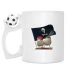Кружка с футбольным мячиком