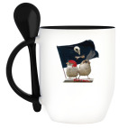 Кружка с ложкой