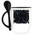 Кружка с ложкой