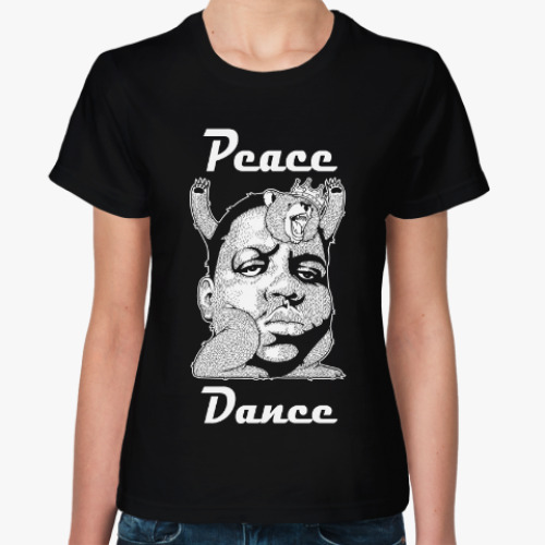 Женская футболка Peace dance