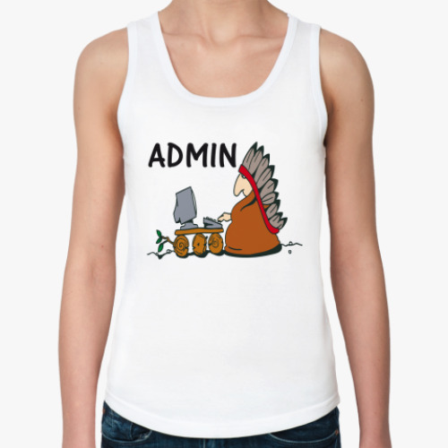 Женская майка с принтом ADMIN