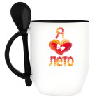 Кружка с ложкой